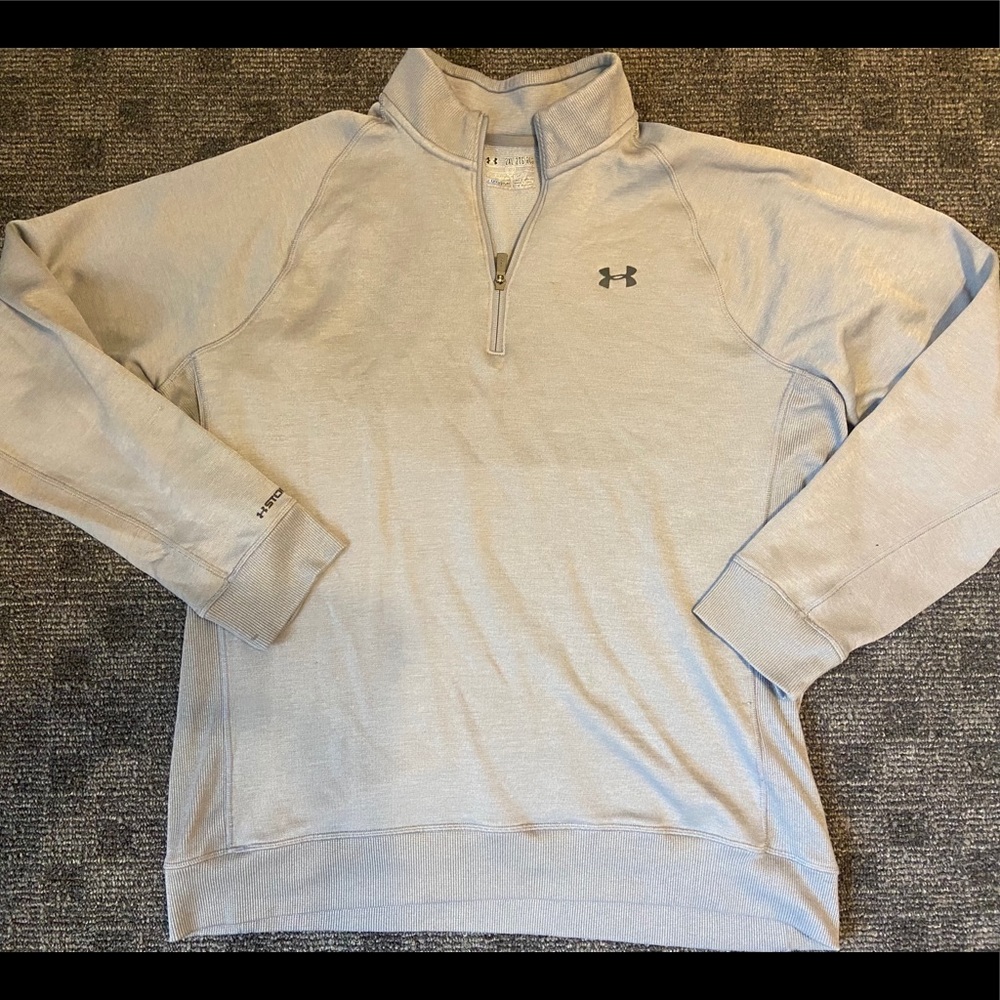Men’s 2XL grey quarter zip